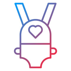 Baby Carrier Icon Style