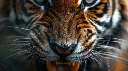 Obraz premium Detailed image of a wildlife conservation area with protected species ultra-high detail