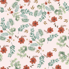 flower patterns in nature continuous pattern colorful trend crispy flower designs