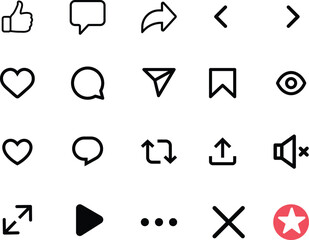 Social media online platform concept, online social communication on applications, Photo frame with heart and love emoji icon. Chat bubble reaction for care.