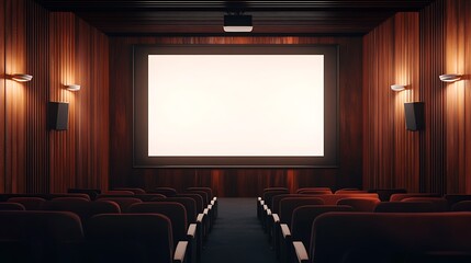 Fototapeta premium Empty Movie Theater
