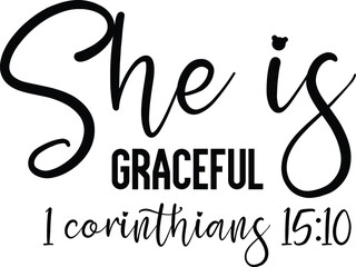 She is Graceful 1 Corinthians 15:10