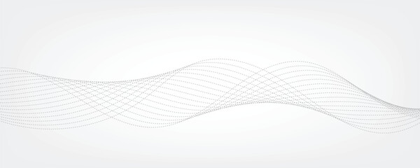 abstract wavy background. white gradient background with grey waves.