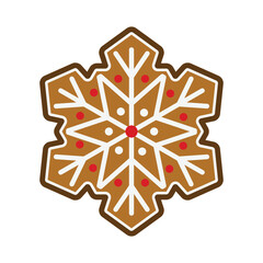 Gingerbread Snowflake