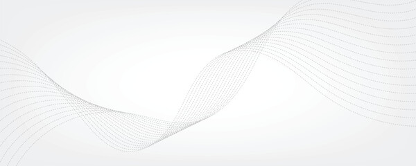 abstract wavy background. white gradient background with grey waves.