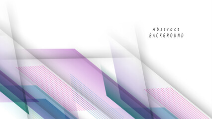 Abstract Geometric Background Featuring Colorful Layered Shapes