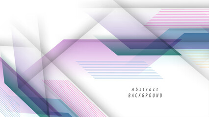 Fototapeta premium Abstract Geometric Background Featuring Colorful Layered Shapes