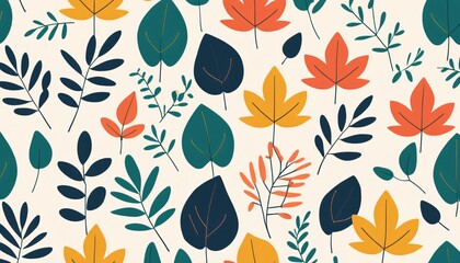 Muted Tropical Leaves