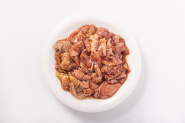 鶏皮（生　味付）