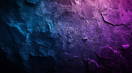 Naklejka premium Abstract textured background with blue and purple gradient on a rough stone surface.