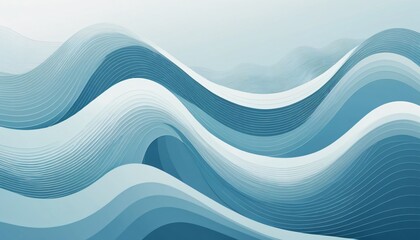 Fototapeta premium Muted Abstract Waves