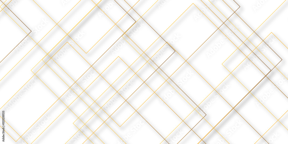 Leinwandbilder Abstract background golden square stock line background. abstract artistic of geometric background Gold gradient abstract seamless vector pattern. Minimal style website banner, decoration Vector.	