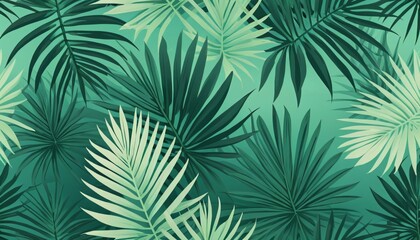 Muted Tropical Leaves