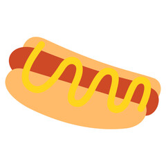 hot dog vector illustration