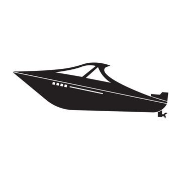 recommend clip art: Speed Boat Icon