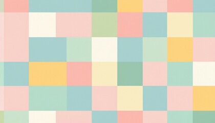 Fototapeta premium Pastel Block Patterns Pastel Color Palettes