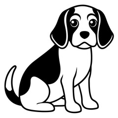 beagle dog portrait