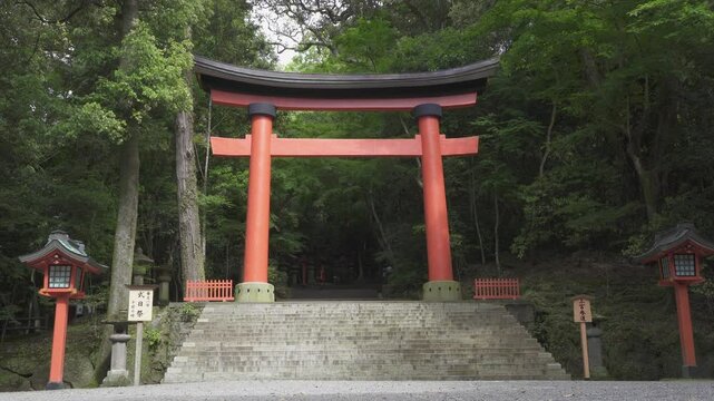 宇佐神宮 三の鳥居の風景（宇佐市）