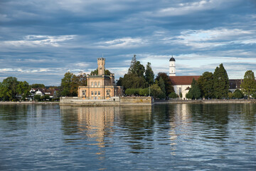 Bodensee, Langenargen mit Schloss Montfort