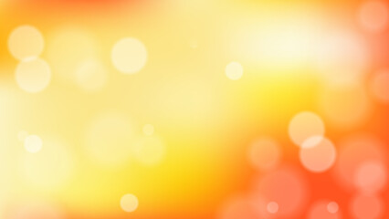 Golden Bokeh Background with Soft Light Circles