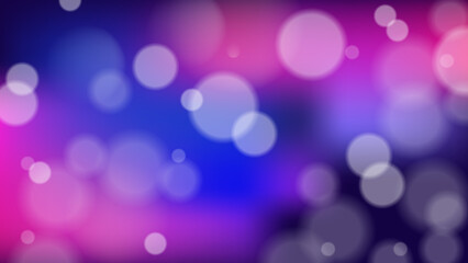 Purple bokeh background with soft light circles