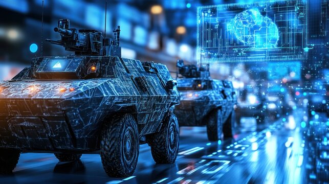 Autonomous combat systems and military AI technology driving innovation in defense operations and battlefield strategies