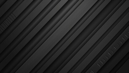 Obraz premium Abstract Black Diagonal Striped Background with Textured Details