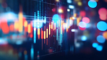 Obraz premium Stock market trading floor bustling with activity as traders analyze data, make decisions, and execute trades, reflecting the dynamic and competitive nature of financial markets.