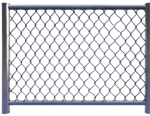 Chain Link Fence Steel Mesh Security Barrier Metal Grid Industrial Fence Construction