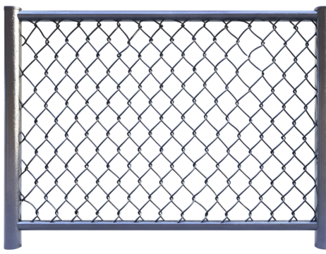 Chain Link Fence Steel Mesh Security Barrier Metal Grid Industrial Fence Construction