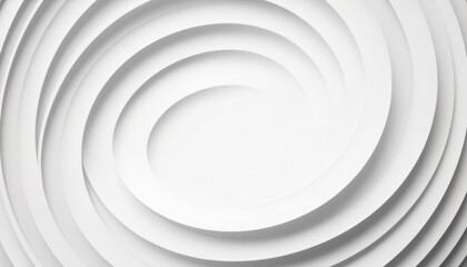 Obraz premium A sleek, minimalist abstract design of thin concentric circles in varying shades of blue, creating a tranquil