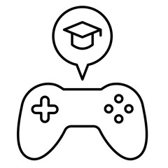 Gamification Icon, Symbol, improvement, school