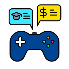 Gamification Icon, Symbol, improvement, school