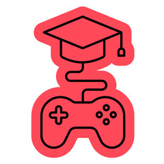 Gamification Icon, Symbol, improvement, school