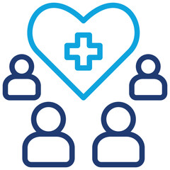 Obraz premium Patient Care Icon