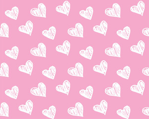 pink white heart pattern vector design illustration
