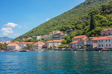 The Bay of Kotor is a winding bay of the Adriatic Sea