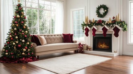 The Cozy Christmas Living Room