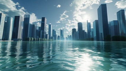 Fototapeta premium Climate Change – Global concerns over extreme weather events