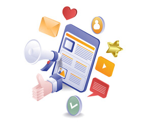 Smartphone campaign technology social media site network