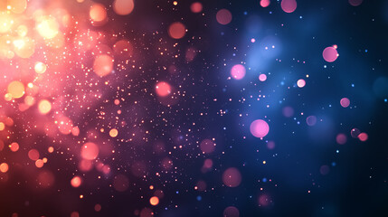 An abstract background of fireworks celebrating the new year, with firecrackers lighting up the night for Chinese New Year and Happy 2024.