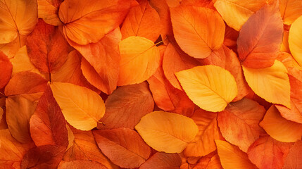 Background Group Autumn Orange Leaf: A background filled with a group of orange autumn leaves, showcasing the richness of fall colors.
