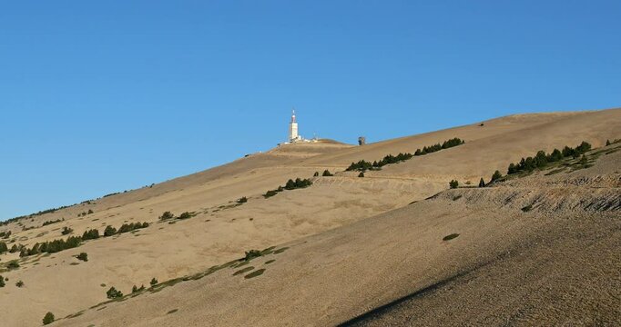 Summit of Mont Ventoux from the south side, Vaucluse department, Provence, France.