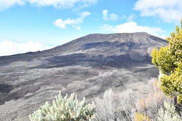 vue sur le volcan