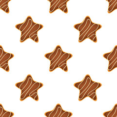 Pattern homemade cookie different taste in pastry biscuit