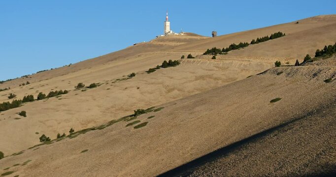 Summit of Mont Ventoux from the south side, Vaucluse department, Provence, France.