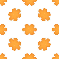 Pattern homemade cookie different taste in pastry biscuit