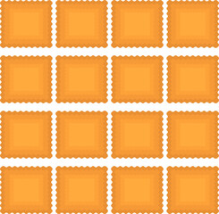 Pattern homemade cookie different taste in pastry biscuit