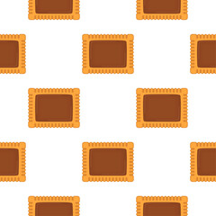 Pattern homemade cookie different taste in pastry biscuit