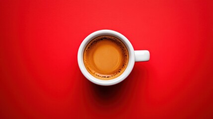 The Coffee Cup on Red